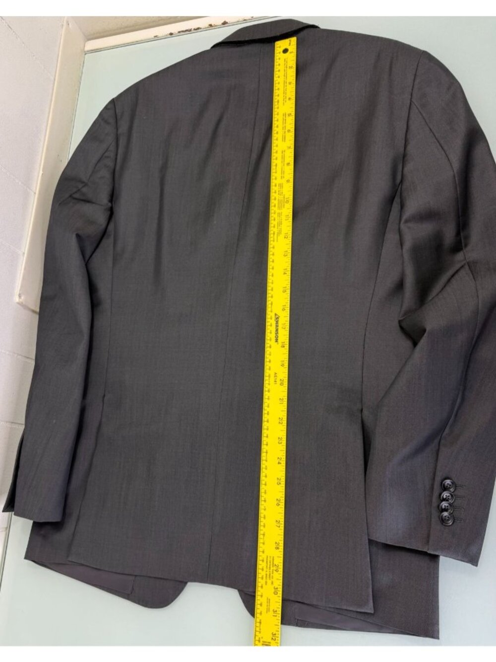 Z Zegna City Blazer US 40R Mohair Wool Blend Black Double Vent Two Button - Picture 2 of 11